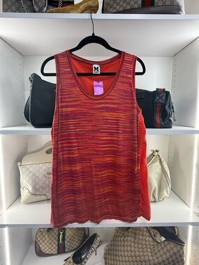 Missoni Sleevless Stripe Knit Top